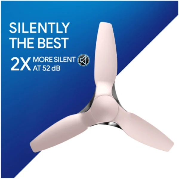 Crompton 50″ Silent Pro Enso Anti Dust Ballerian Pink Ceiling Fan With Remote