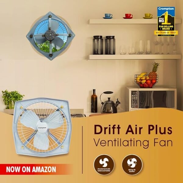 CROMPTON 12″ DRIFT AIR EXHAUST FAN 2 Crompton 12″ Drift Air Exhaust Fan