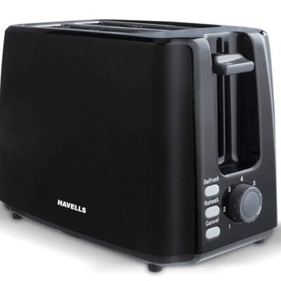 HAVELLS CRISP PLUS 750 WATT POP UP TOASTER (BLACK)1 Havells Crisp Plus 750 Watt Pop Up Toaster (Black)