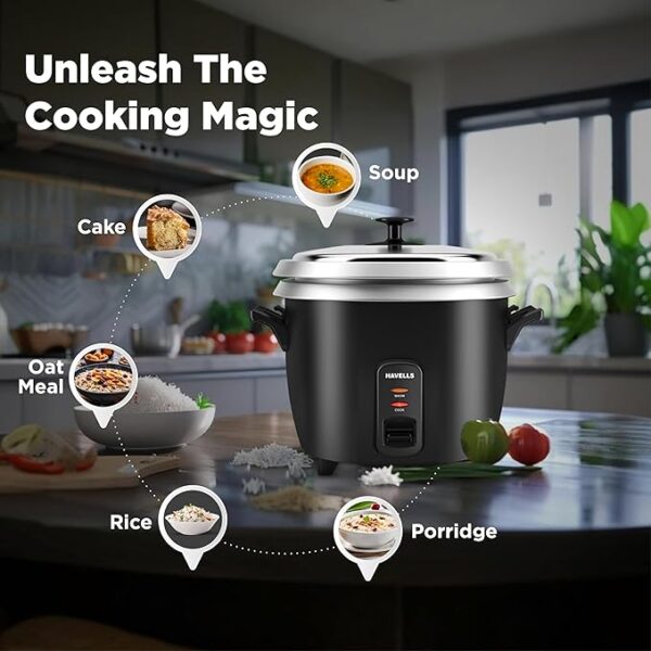Havells Sago 1.8 L Rice Cooker Single Bowl
