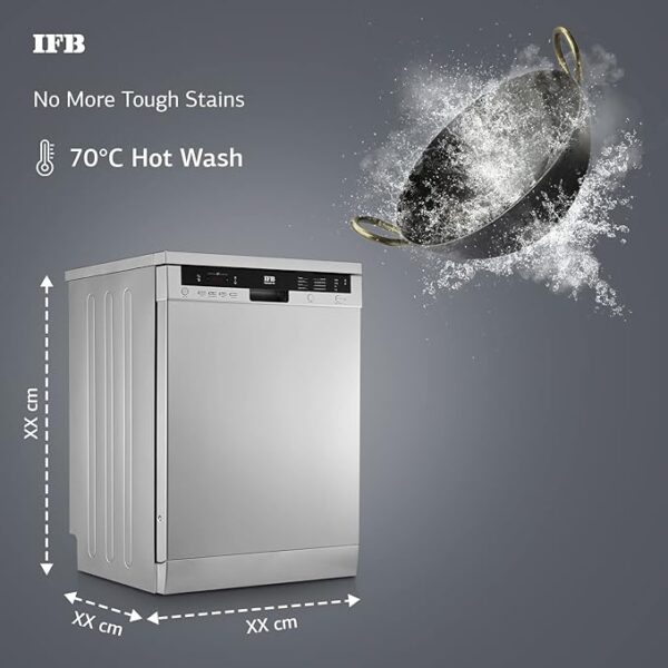 Ifb Neptune Vx 12 Place Setting Dishwasher (Dark Silver)