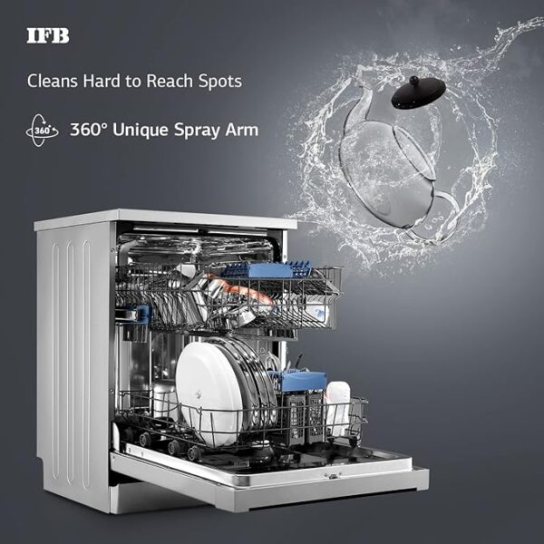 Ifb Neptune Vx 12 Place Setting Dishwasher (Dark Silver)
