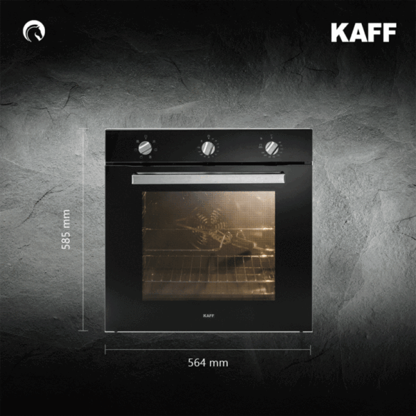 KAFF KOV 73 MRFT BUILT-IN OVEN (BLACK)3 Kaff Kov 73 Mrft Built-In Oven (Black)