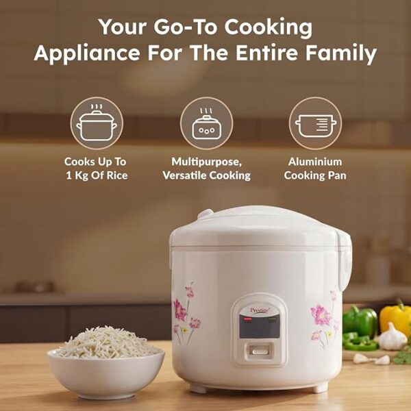 PRESTIGE PRWCS 1.8 L RICE COOKER WHITE 1.8 LITRES4 Prestige Prwcs 1.8 L Rice Cooker White 1.8 Litres