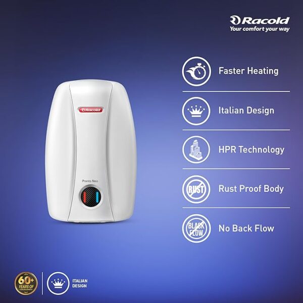 RACOLD 3 LTR PRONTO NEO WATER HEATER2 Racold 3 Ltr Pronto Neo Water Heater