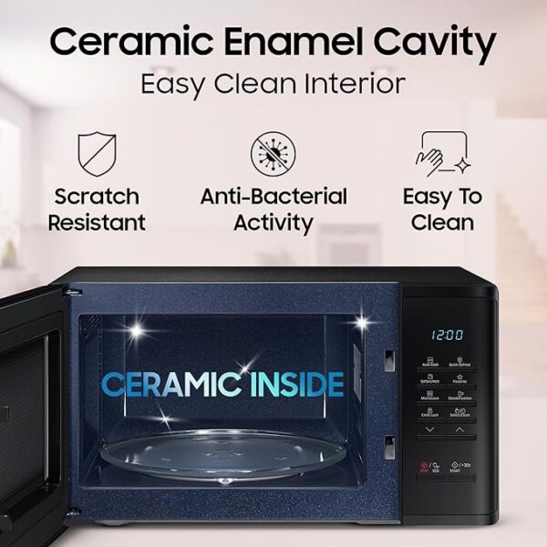 SAMSUNG 23L QUICK DEFROST SOLO MICROWAVE3 Samsung 23l Quick Defrost Solo Microwave