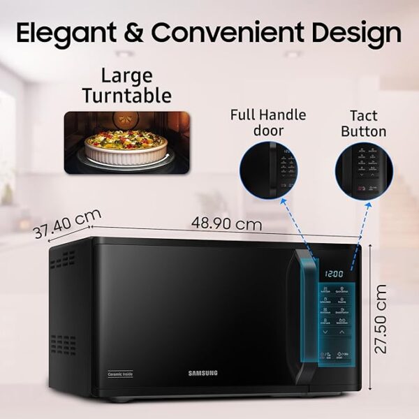 SAMSUNG 23L QUICK DEFROST SOLO MICROWAVE5 Samsung 23l Quick Defrost Solo Microwave