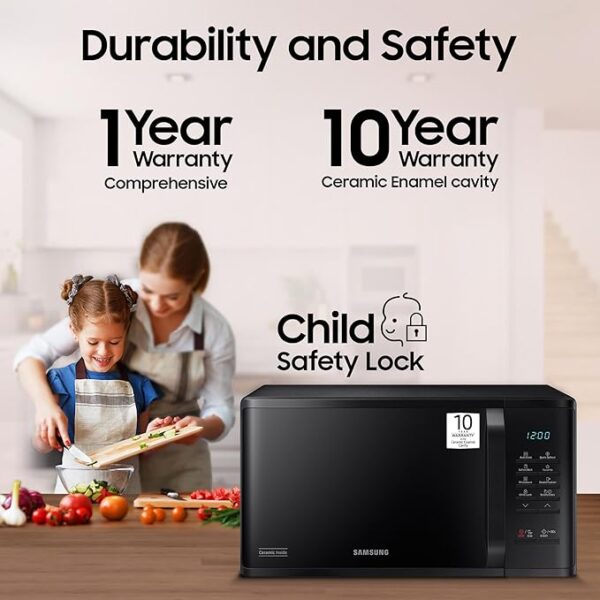 SAMSUNG 23L QUICK DEFROST SOLO MICROWAVE6 Samsung 23l Quick Defrost Solo Microwave
