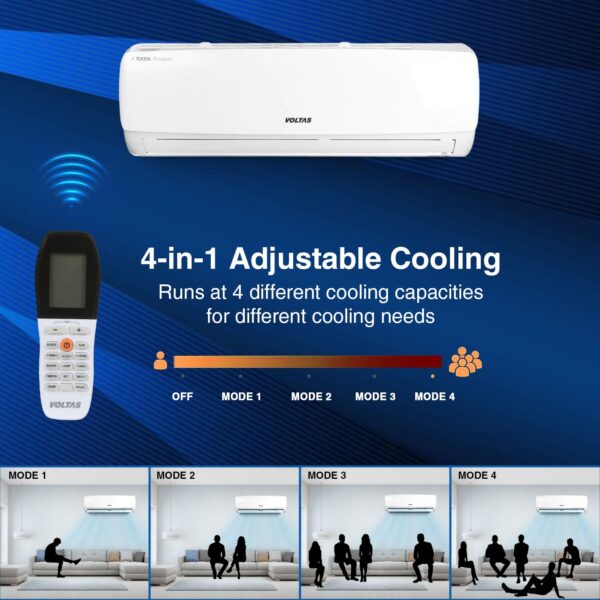 Voltas 1 Ton 3 Star Inverter Split Ac (123v Vectra Elegant)