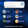 Voltas 1 Ton 3 Star Inverter Split Ac (123v Vectra Elegant)