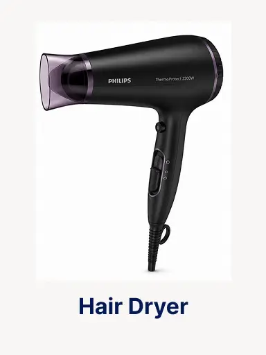 Hair Dryer : Brand Short Description Type Here.